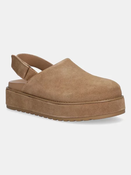 Natikači iz semiša Steve Madden Mellow rjava