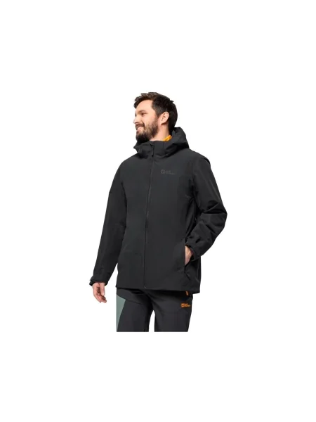 Geacă Jack Wolfskin negru