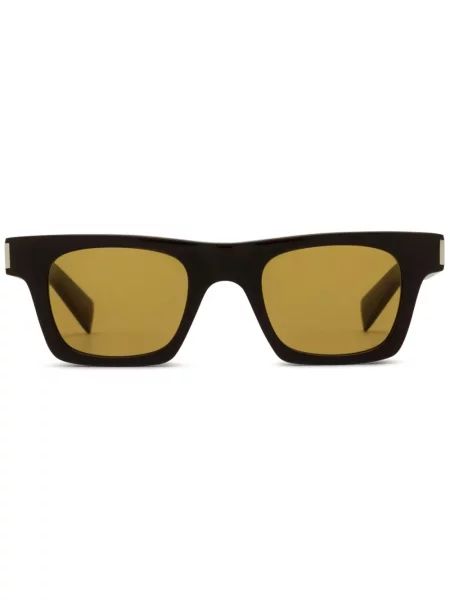 Raštuotos saulės akiniai Saint Laurent Eyewear ruda