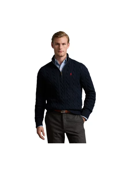 Dzianinowa bluza Polo Ralph Lauren szara