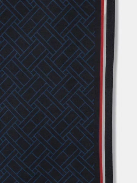 Tommy Hilfiger svilena ruta modra