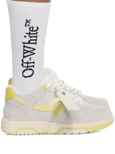 Sneakerși Off-white business alb