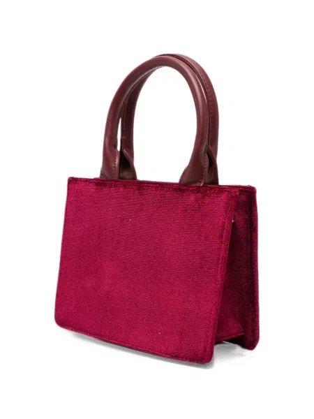 Geantă shopper Marc Ellis cu broderie roșu