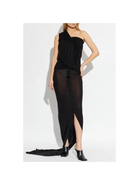 Długa spódnica maxi Rick Owens czarna