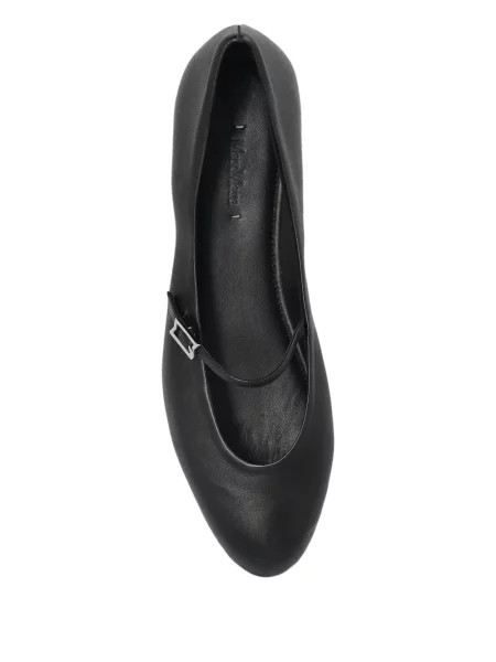 Balerini Max Mara din piele negru