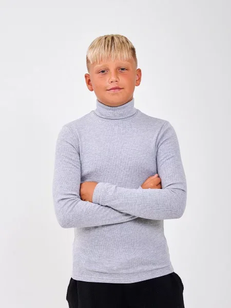 Гольф водолазка Smil серая