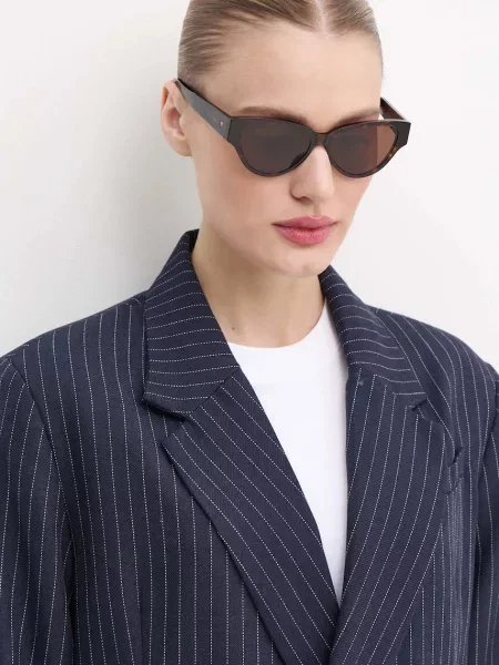 Слънчеви очила Bottega Veneta кафяво
