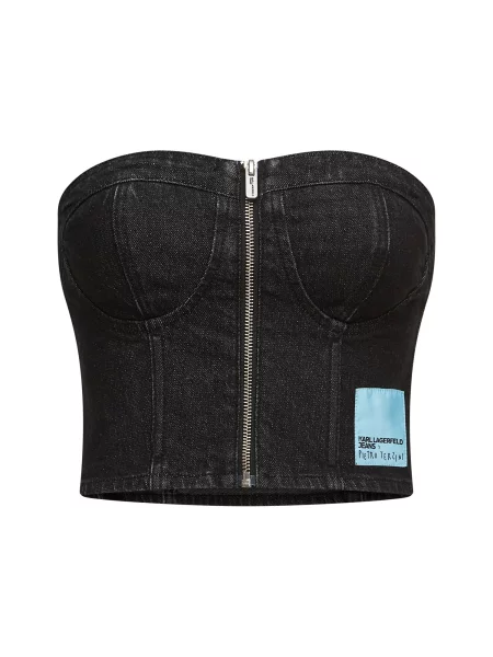 Top Karl Lagerfeld Jeans černý