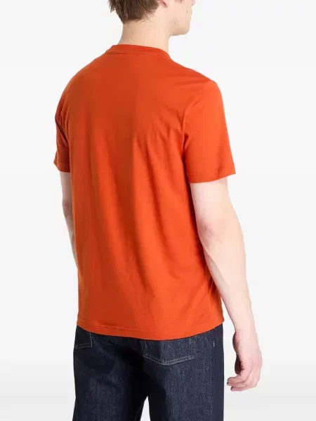 Μπλούζα Ea7 Emporio Armani με αυτόγραφο πορτοκαλί