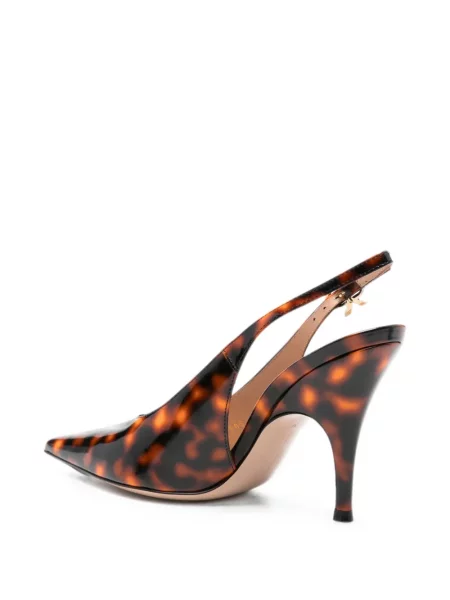 Pantofi cu toc Gianvito Rossi slingback maro