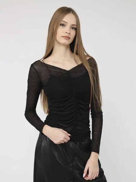 Лонгслів YUKI чорний