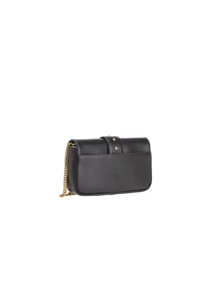 PINKO Torebki Kobieta ONE SIZE Skóra Pocket Love Bag One Simply czarny