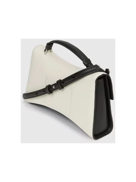 Top Karl Lagerfeld skórzany z logo