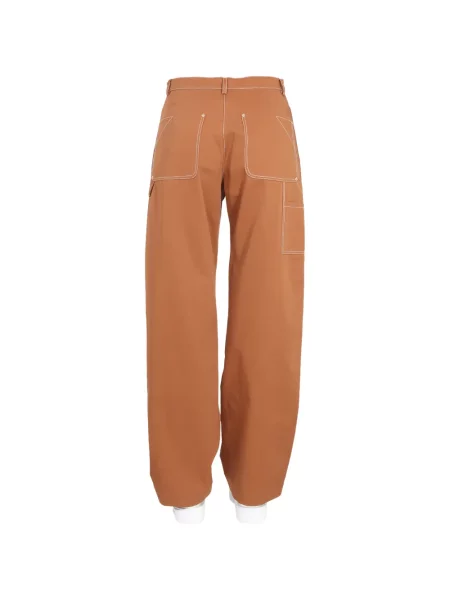 Pantaloni Stella Mccartney cu cataramă maro