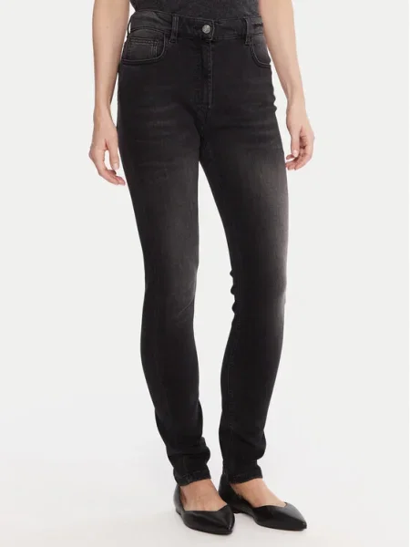 Marella Blugi Skinny Fit negru