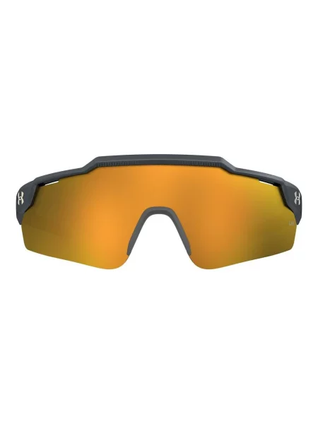 Okulary przeciwsłoneczne dziecięce Under Armour Levelup Jr S3 metalized grey/gold mirror szare
