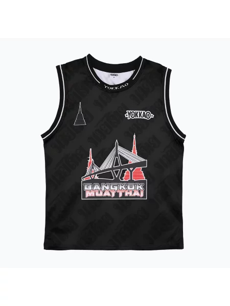 Футболка для тренувань YOKKAO Basket Bridge Tank Top black чорна