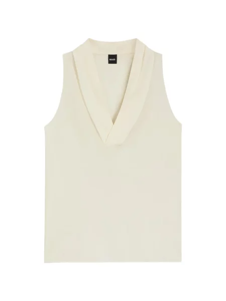 Топ Boss без ръкави с V-образно деколте