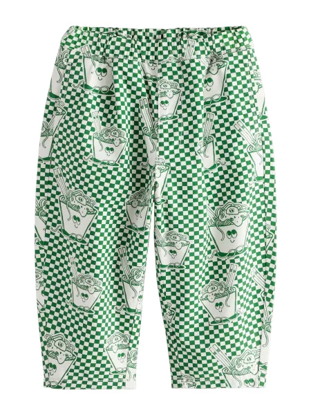 Next Pantaloni verde alb