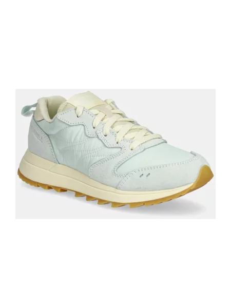 Sneakersy Merrell skórzane zielone