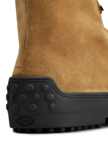 Botine Tod's din piele de căprioară maro