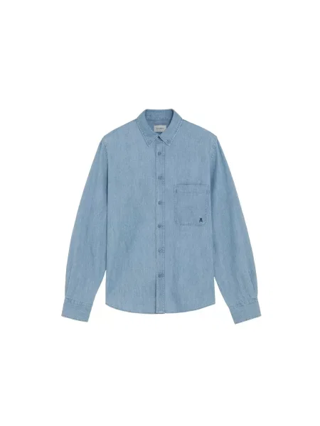 Scalpers Cămașă denim albastru