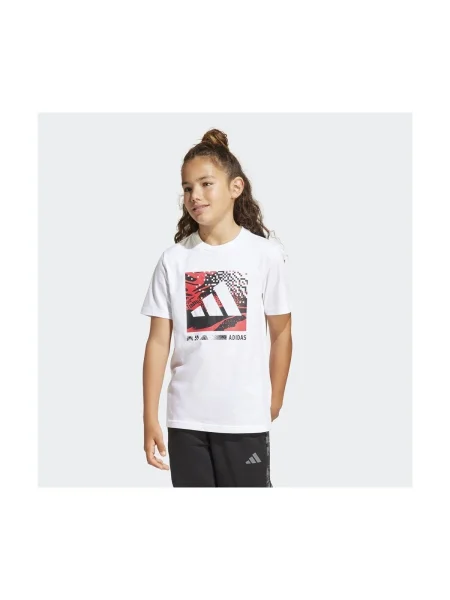 Tricou copii Adidas alb