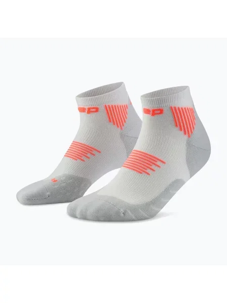 Férfi kompressziós zokni CEP Run Low Cut grey. Méret: EU szürke
