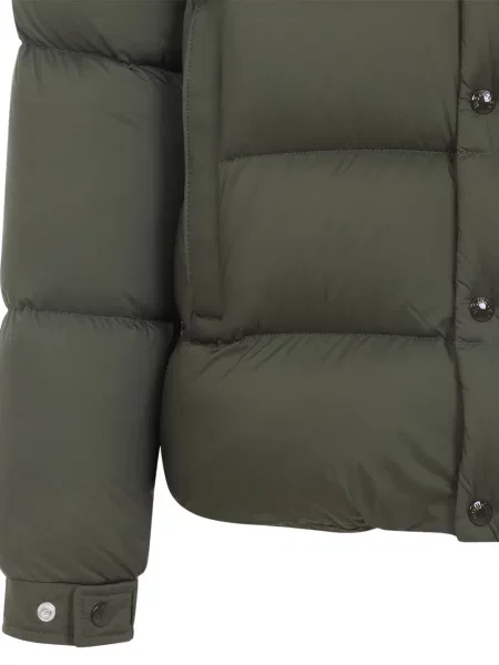 Geacă Moncler cu glugă verde