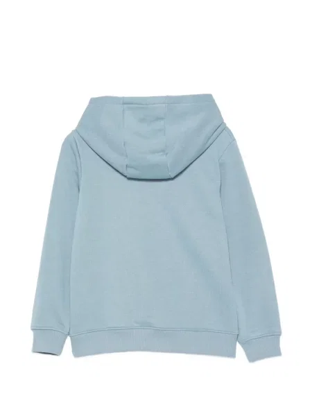 Bluza z kapturem dziecięca Lacoste niebieska