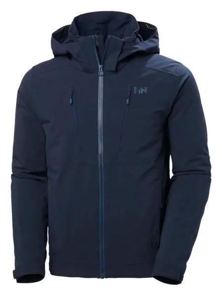 Geacă de schi Helly Hansen cu glugă albastru
