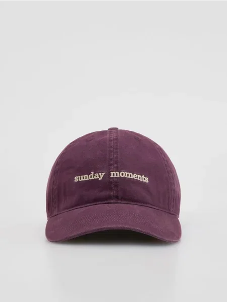 Кепка Reserved фиолетовая