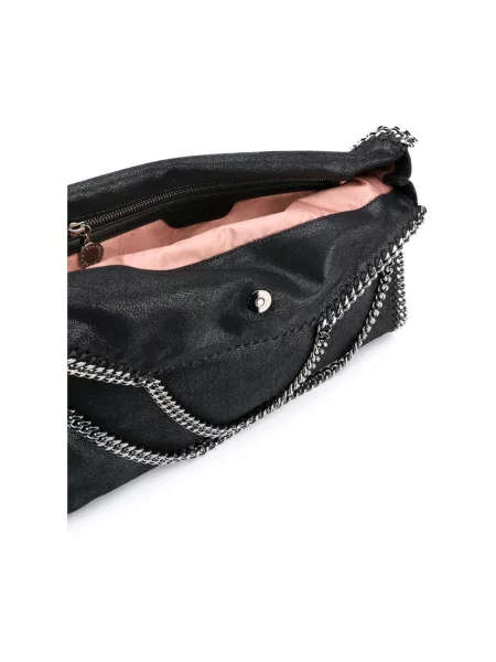 Torebka Stella Mccartney z granatem elegancka czarna