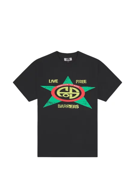 Tricou Barriers cu imagine negru