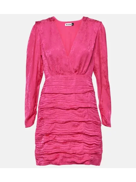 Rochie Rixo din jacard roz