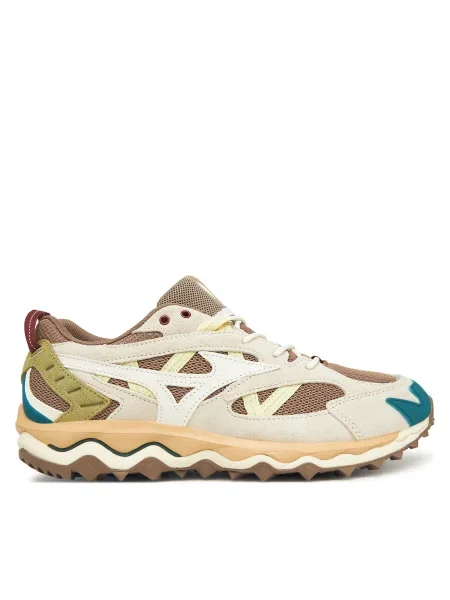 Sneakers Mizuno Wave Mujin Tl Fossil/ Snow White/ Summer Sand EUR 43 biela
