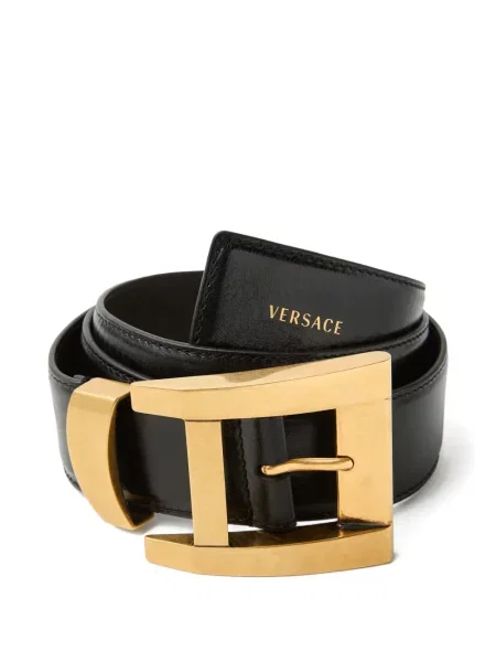 Curea Versace din piele negru