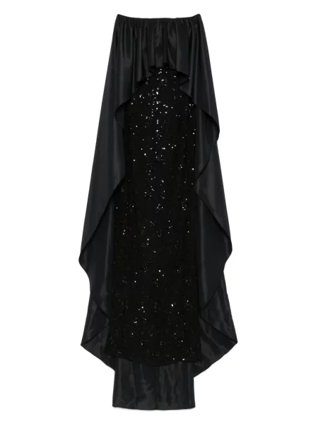 Rochie Nissa din dantelă negru