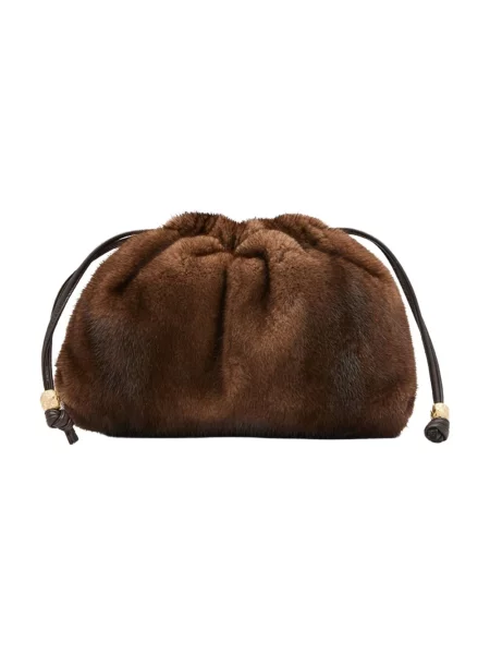 Torebka skórzana Biagini skórzana brązowa