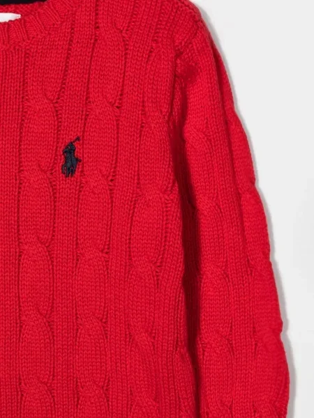 Sweter dziecięcy Polo Ralph Lauren czerwony