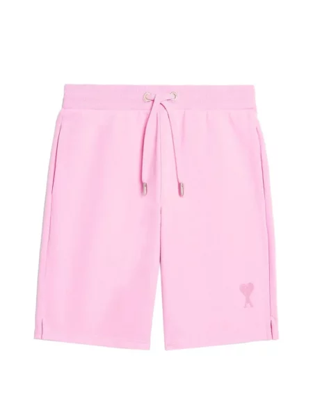 Małe szorty Ami Paris w serca różowe