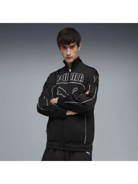 Kurtka dresowa unisex o luźnym kroju FUTURE.PUMA.ARCHIVE czarna