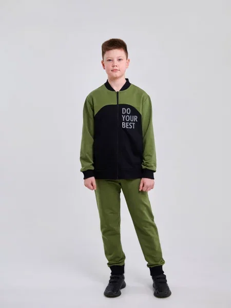 Дитячий Спортивний костюм SMIL хакі