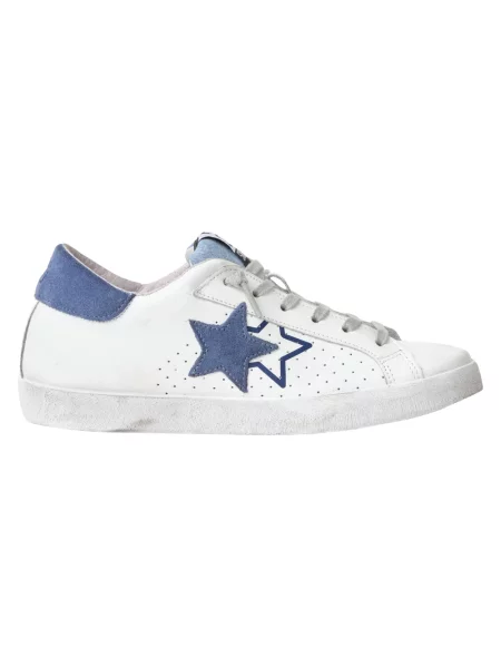Sneakersy 2star skórzane białe