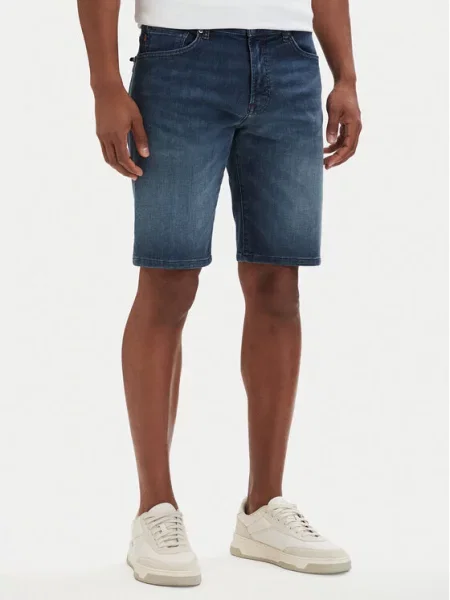 BOSS Pantaloni scurți de blugi Re.Maine albastru