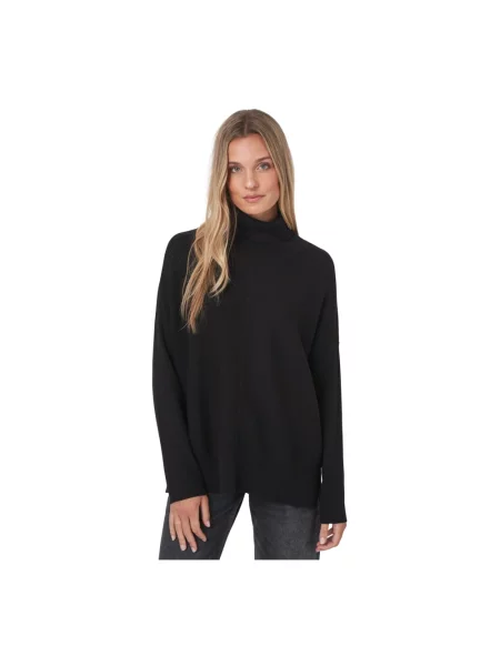 Sweter z golfem Repeat do golfa czarny