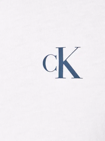 Calvin Klein Jeans тениска мъжка от бяло
