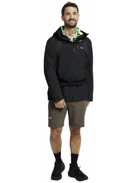 Ветровка Jack Wolfskin серая