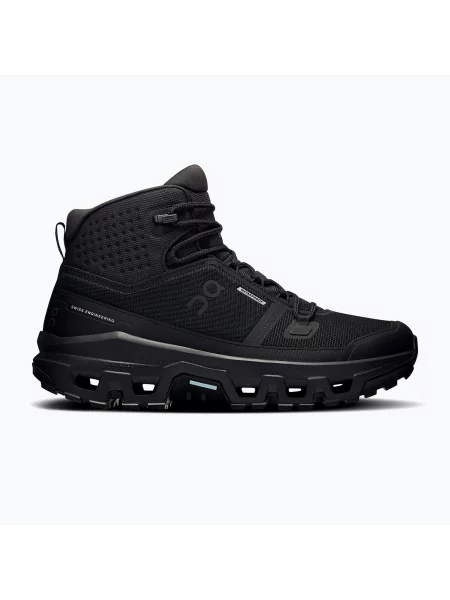 Buty On Running Cloudrock Mid Waterproof black/black czarne