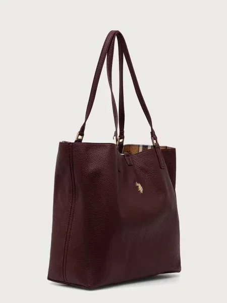 Rucsac U.s. Polo Assn. din piele roșu